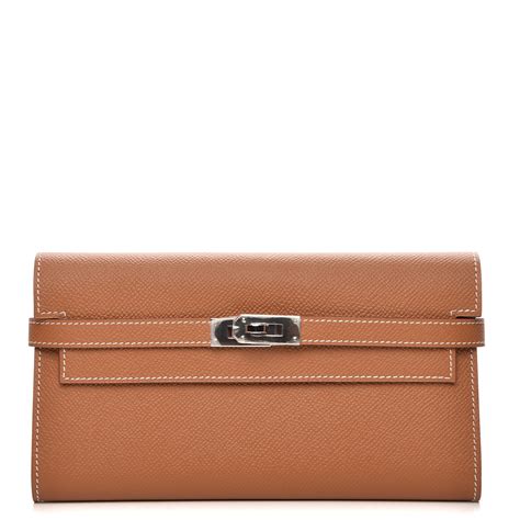 hermes epsom kelly longue wallet|HERMES Epsom Kelly Longue Wallet Gold .